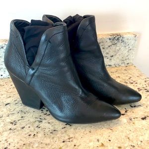 Genuine Leather Splendid Point Toe Booties sz 9.5